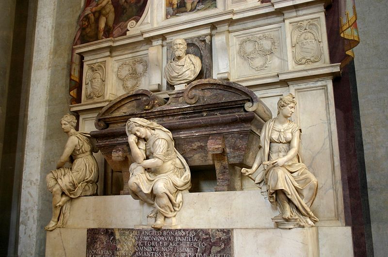 Giorgio Vasari, Michelangelo's funerary monument, Santa Croce, Florence.