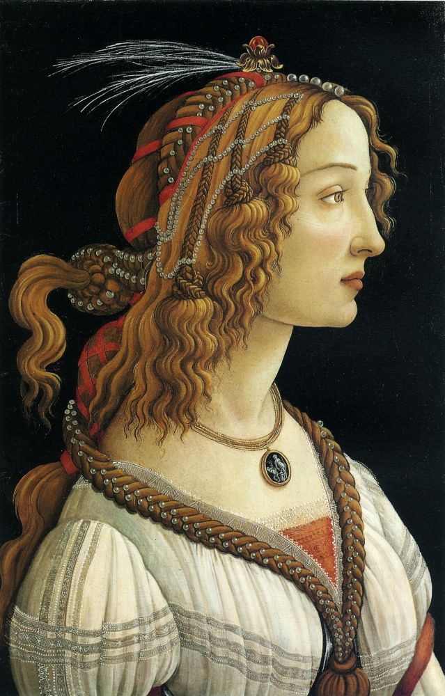 Sandro Botticelli, Portret kobiety, być może Simonetta Vespucci.