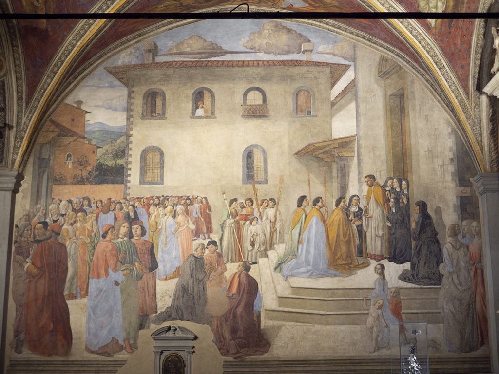 Cosimo Rosselli, The Procession in Sant'Ambrogio