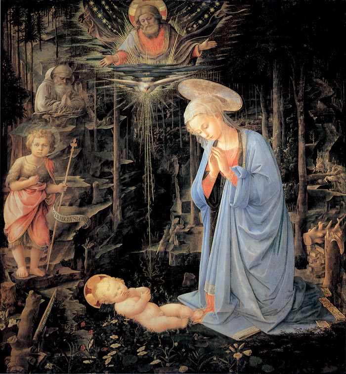 Filippo Lippi, Adoration of the Child, Berlin