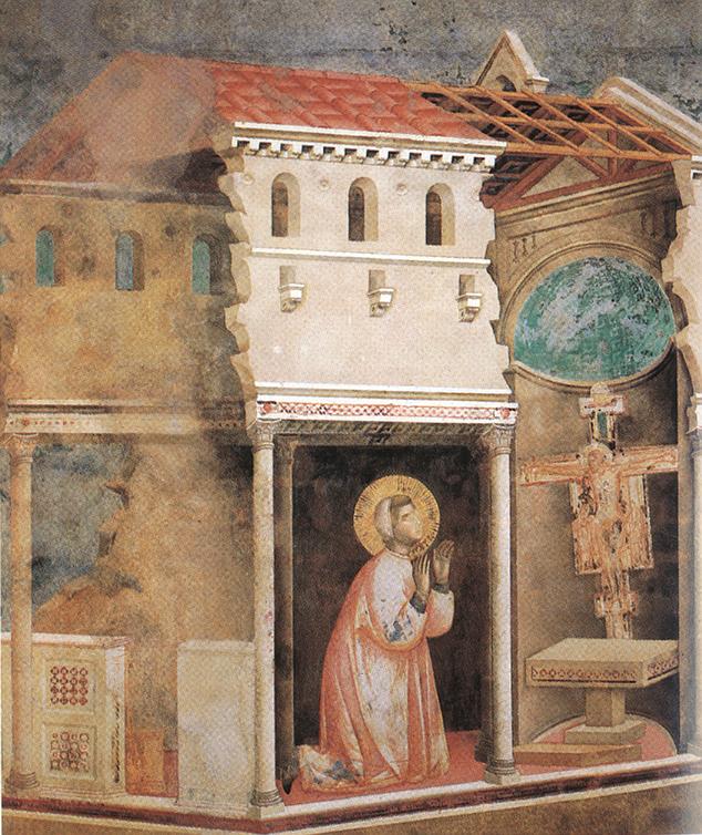 Giotto, vision in San Damiano, Assisi