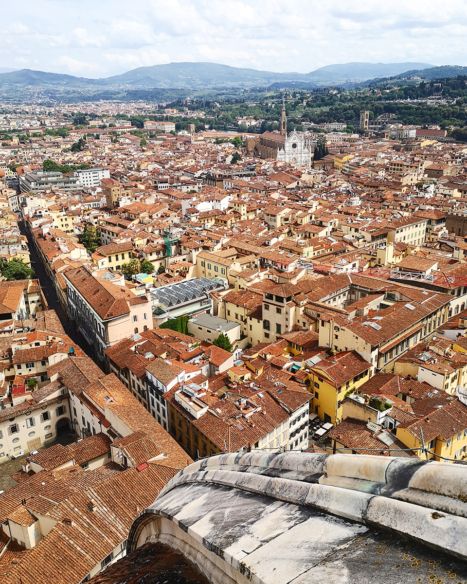 Florencja z kopuly Brunelleschiego