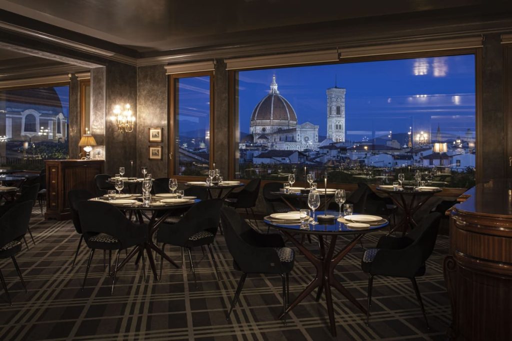 Rooftop bar in Florence