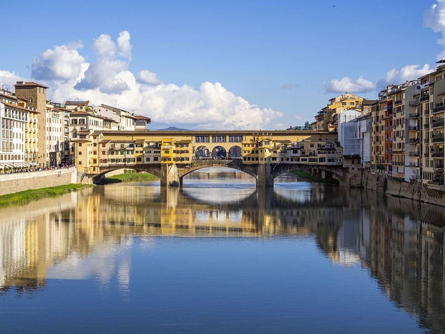 Famous bridge in Florence