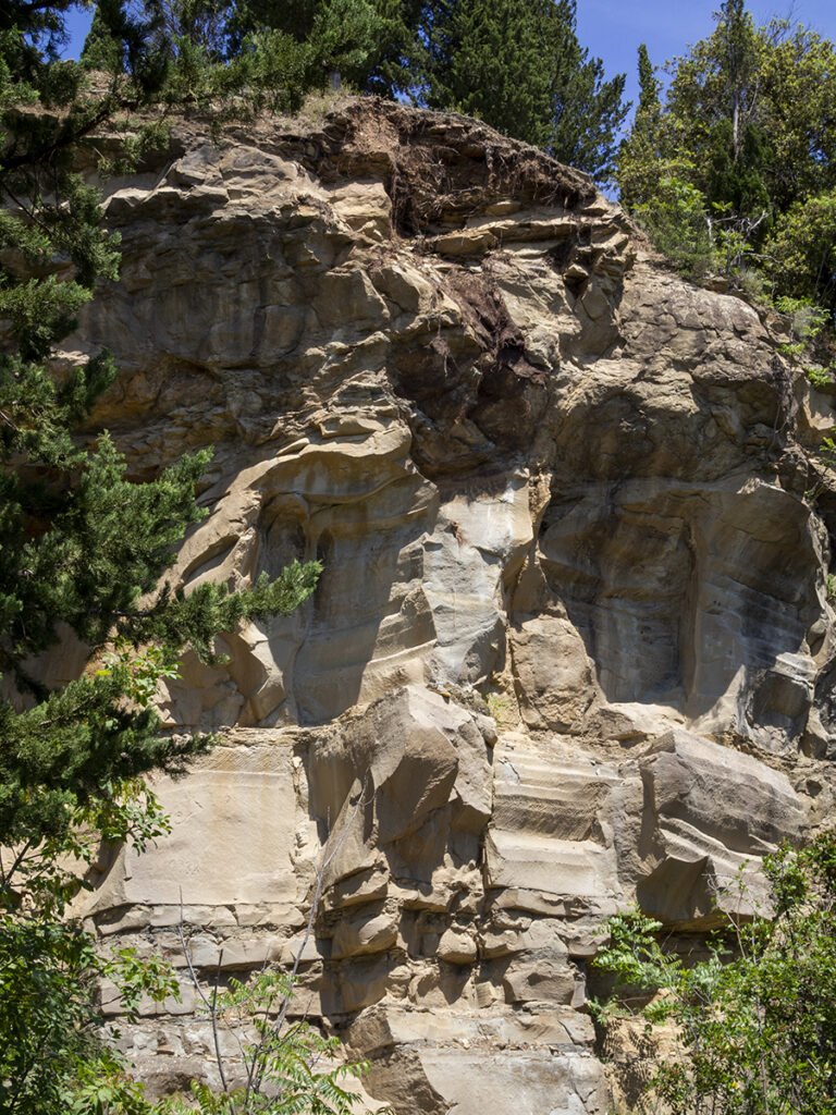 An open cast quarry on Monte Ceceri