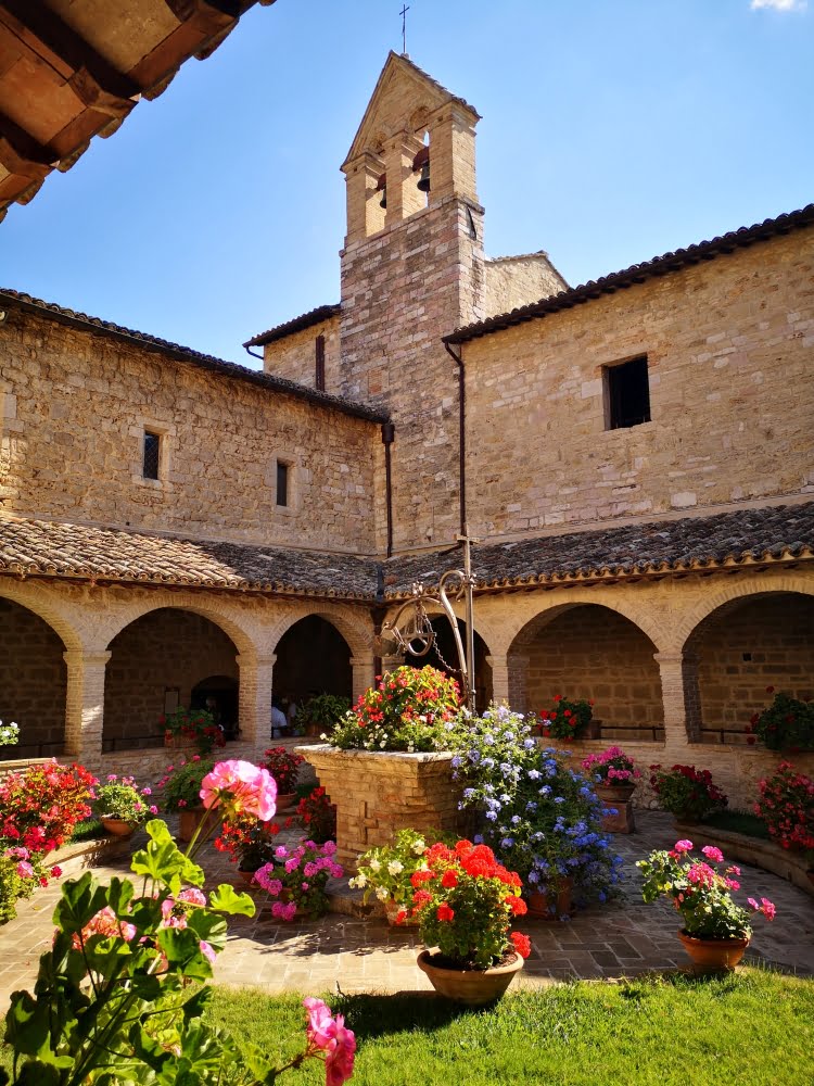 The cloister in San Damiano, Assisi.