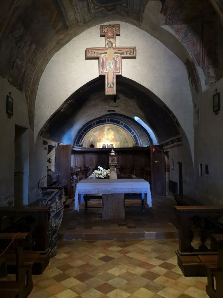 Interior of San Damiano, Assisi