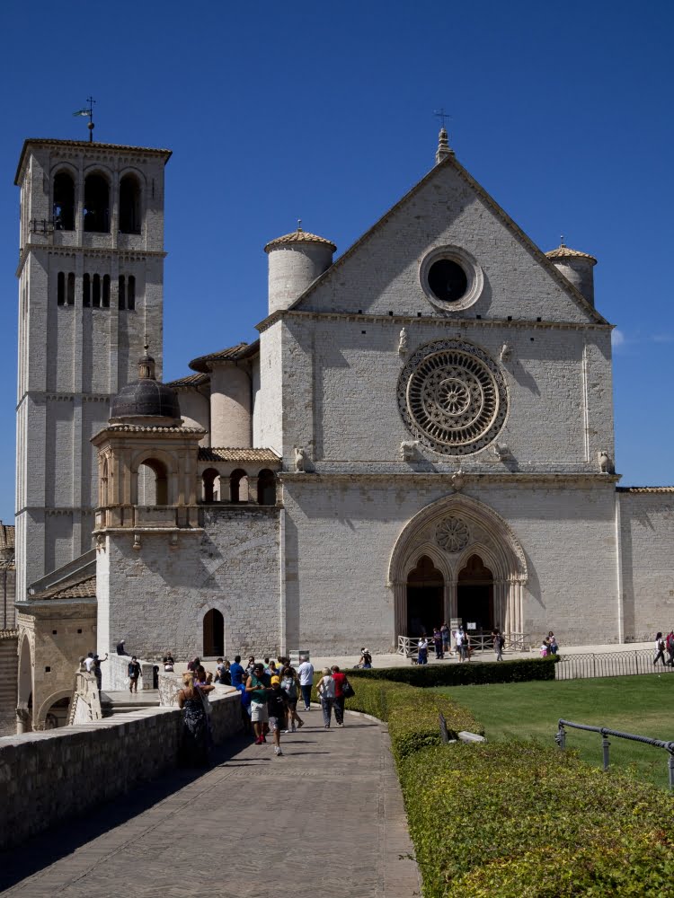 The upper basilica of Saint Francis in Assisi