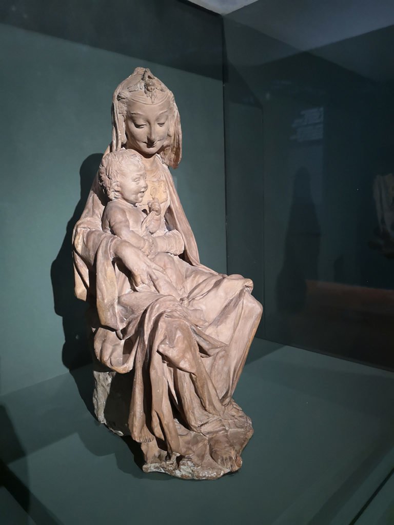 Attributed to Leonardo da Vinci, The Virgin with the Laughing Child, c. 1472.