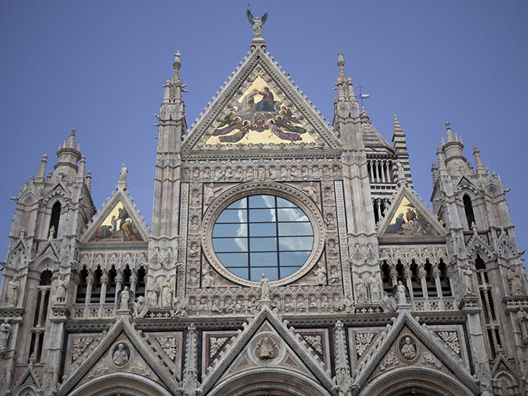 Façade of the Sienese Cathedral