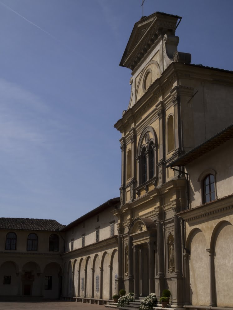 Certosa del Galluzzo, view on the facade of the church