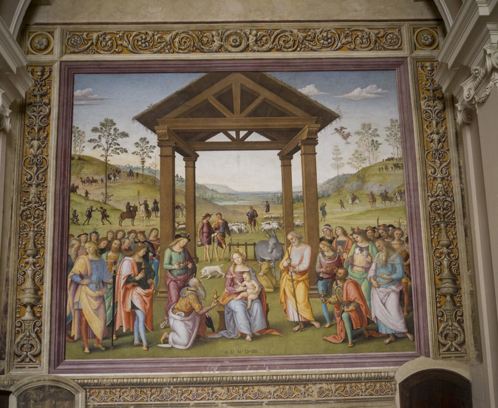 Pietro Perugino, Adoration of the Magi, Città della Pieve.