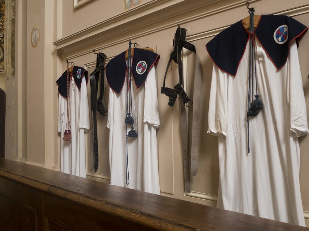 White robes of the white penitents