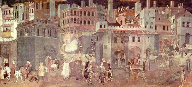 Ambrogio Lorenzetti, The Consequences of a Good Government,