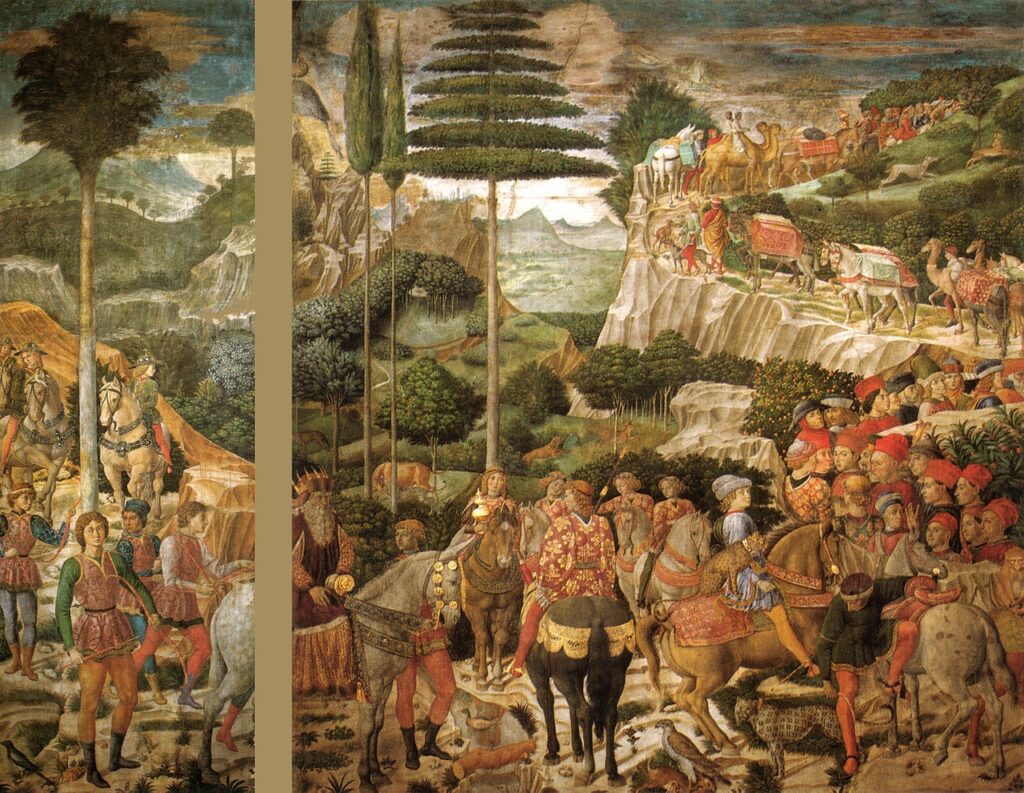 Benozzo Gozzoli, Magi Chapel, Palazzo Medici, Florence.