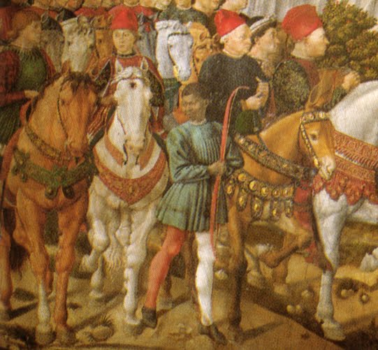 Benozzo Gozzoli, portraits of the Medici, Medici Chapel, Florence.