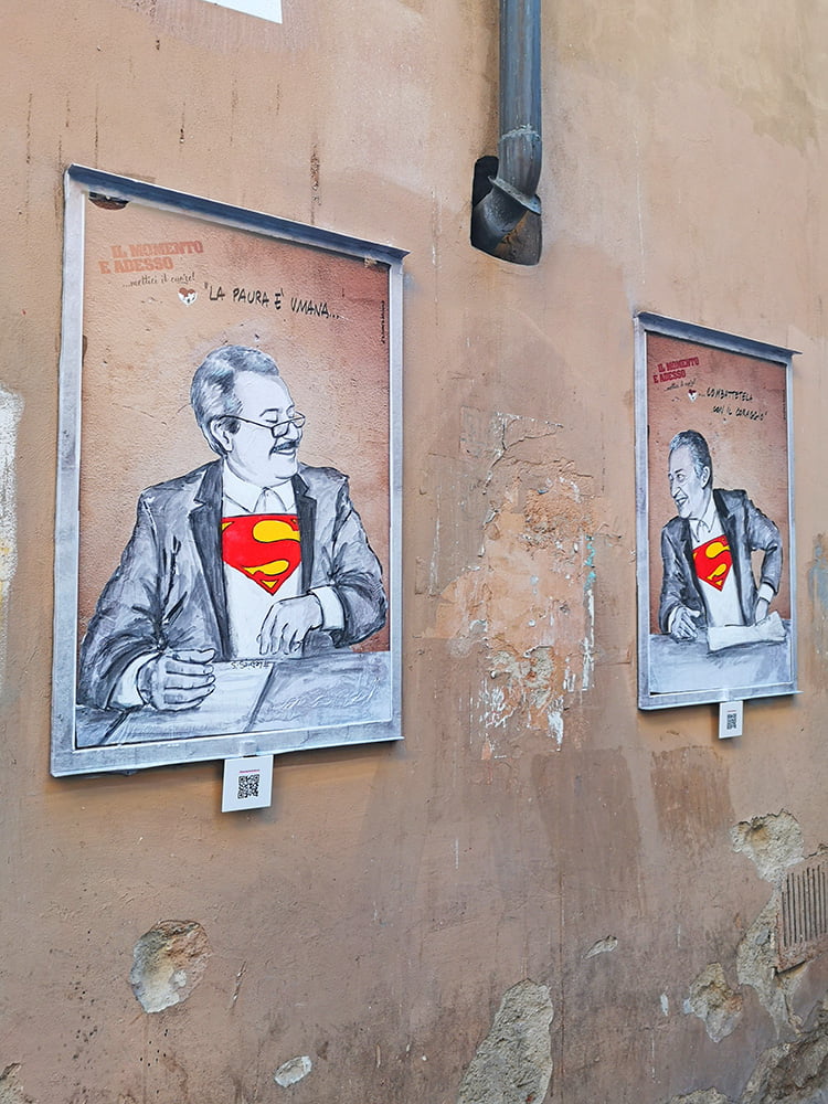 Lediesis, Falcone e Borsellino, via Santa Monaca, Firenze.