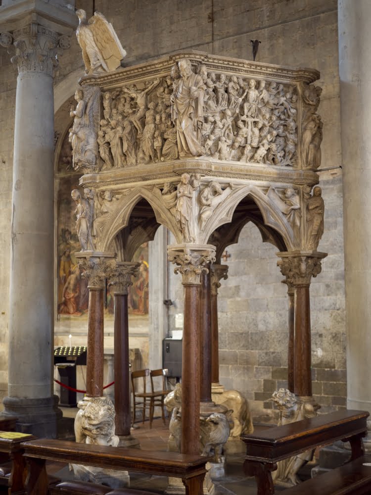 Giovanni Pisano, Pulpit, Sant'Andrea, Pistoia.