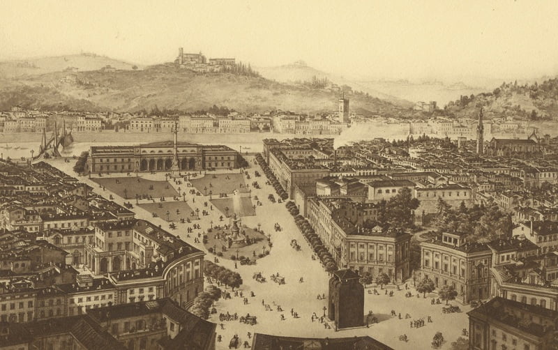 Giuseppe Poggi, Piazza Beccaria