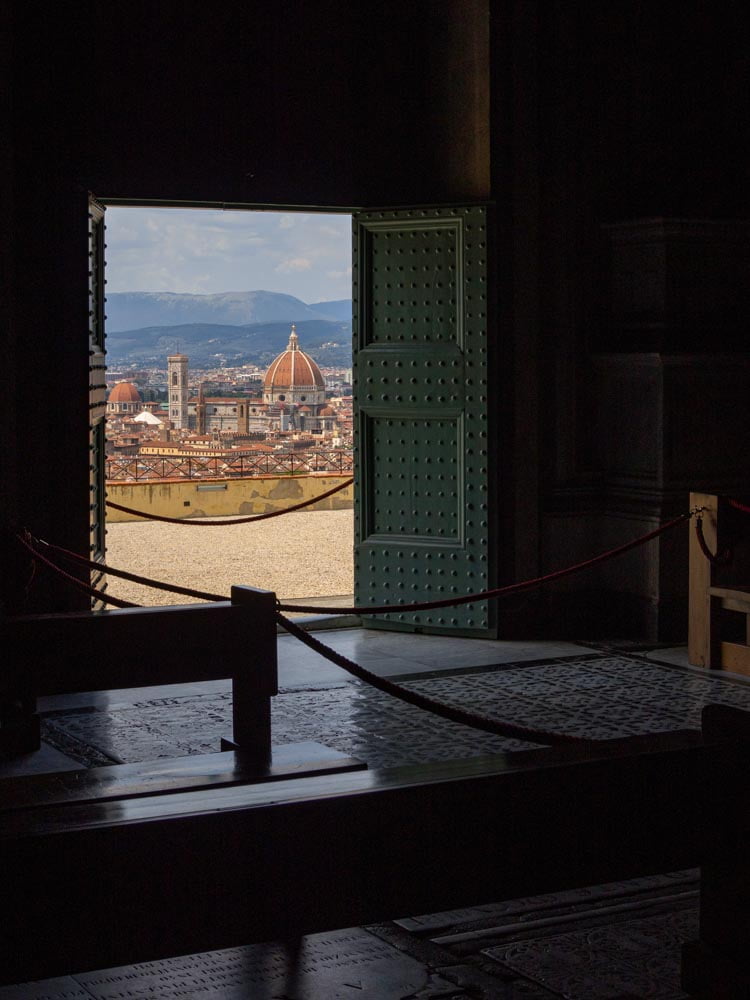 View on the Cathedral from San Miniato al Monte.