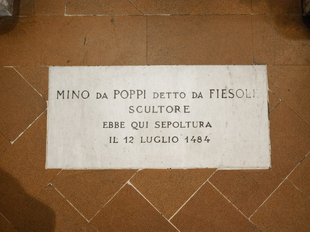 tomb of Mino da Fiesole