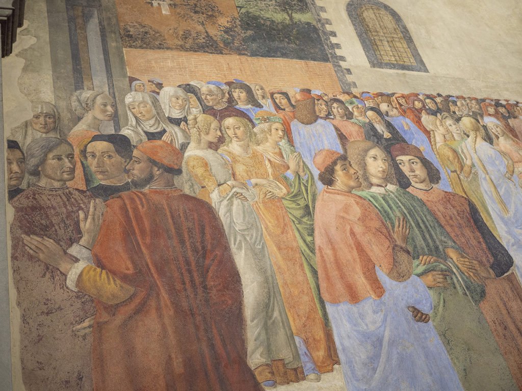Cosimo Rosselli, detail of the fresco in Sant'Ambrogio