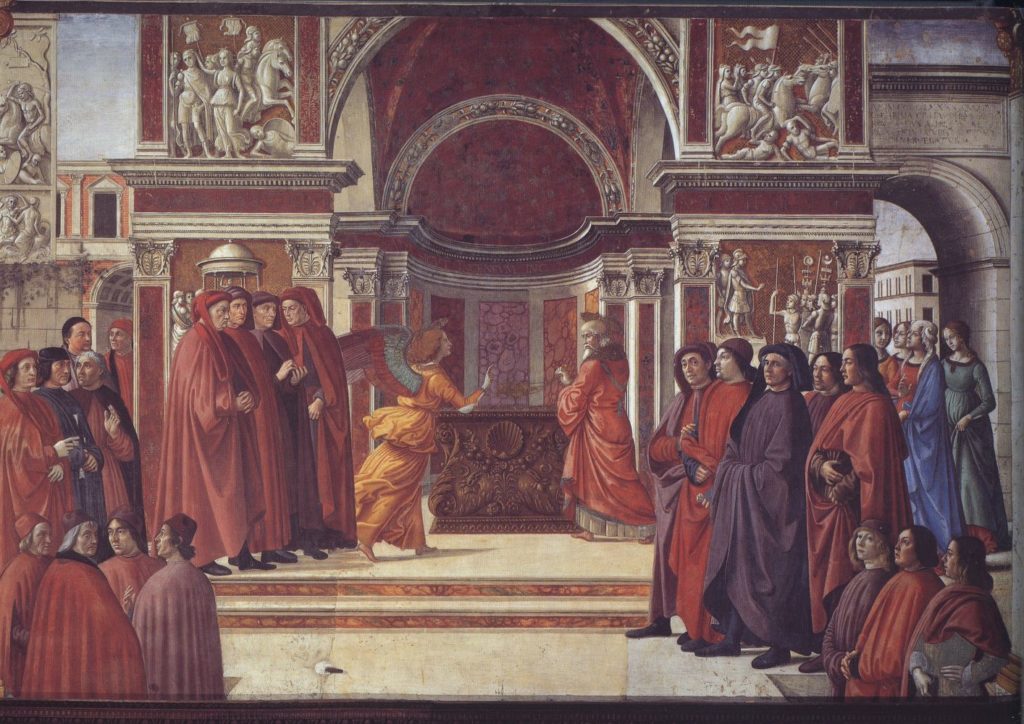 Domenico Ghirlandaio, Annunciation to Zechariah