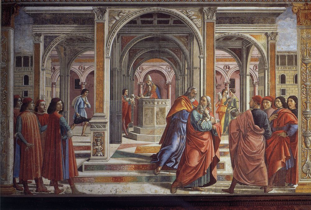 Domenico Ghirlandaio, Expulsion of Joachim from the Temple