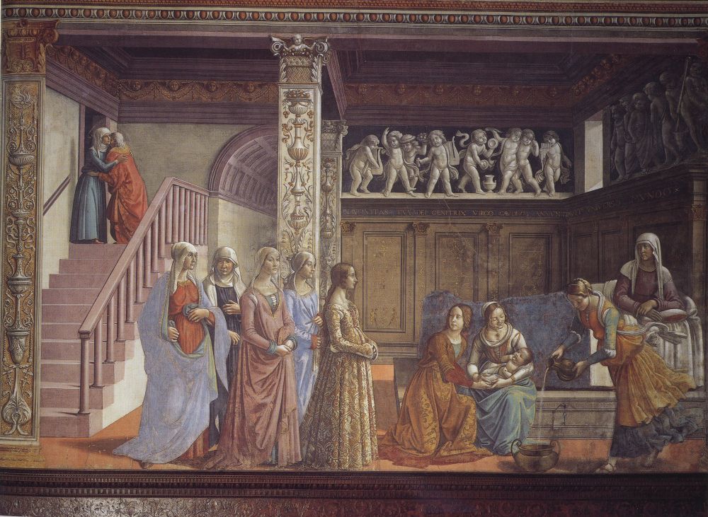 Domenico Ghirlandaio, Birth of the Virgin