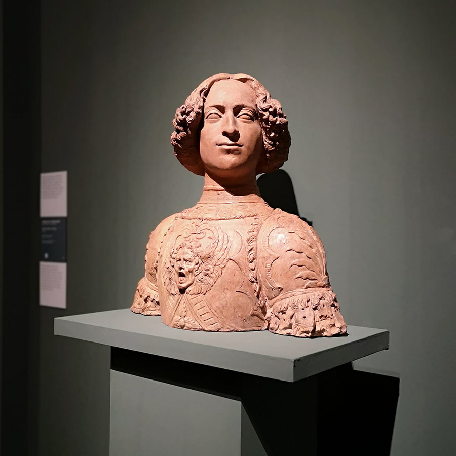 Andrea del Verrocchio, Bust of Giuliano de' Medici, ca. 1475.