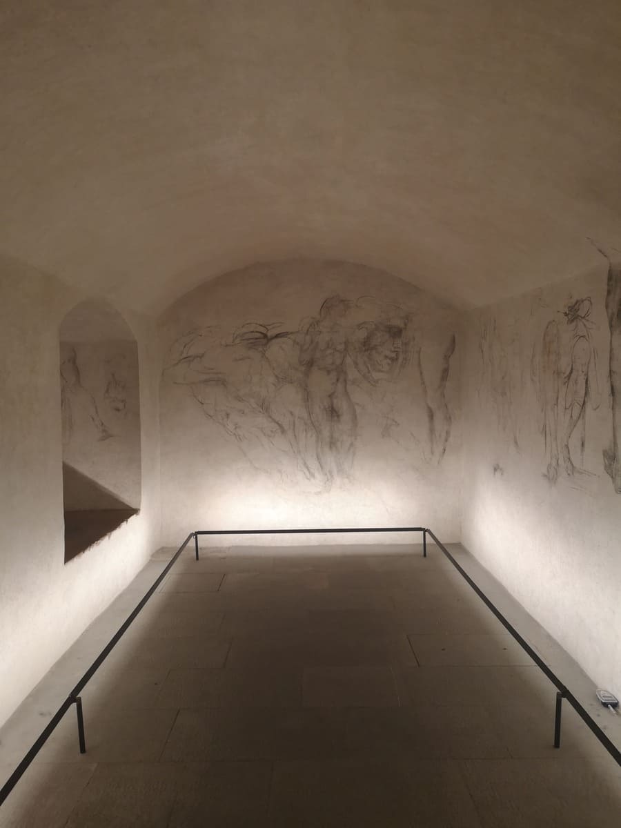 Michelangelo's secret room