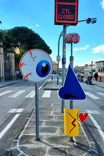 Street art in Florence