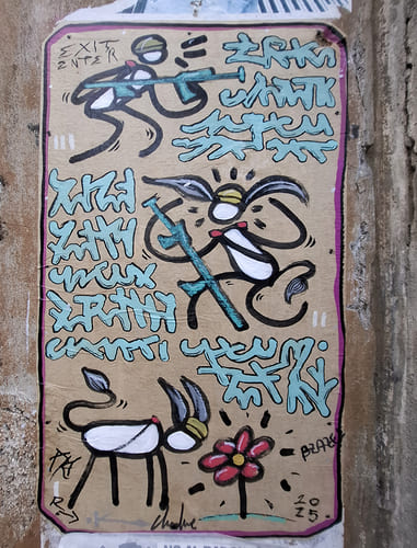 Street art in Florence